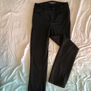 High-Rise Straight-Leg Jeans